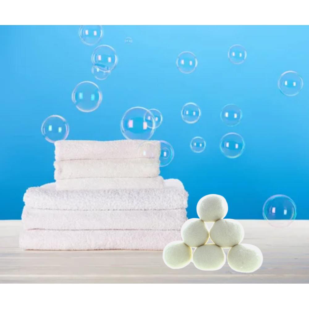 Regent Products Lot of 6 Wool Dryer Balls Laundry Wash Dryer Balls Reusable Fabric Softener