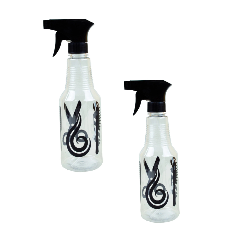 KOLE IMPORTS Lot of 2 Hair Themed Spray Bottle 13.5 oz