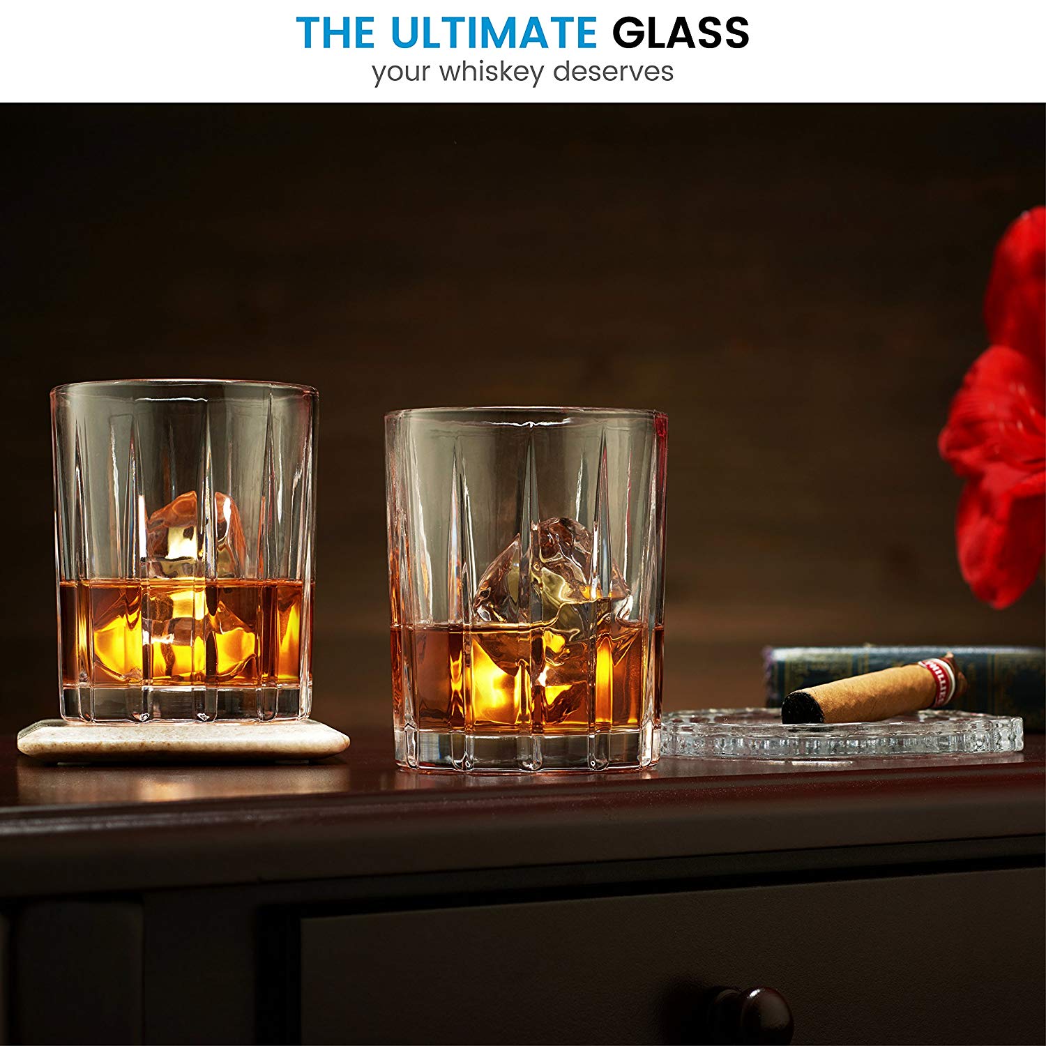 FineDine Set/2 whisky glass in gift box