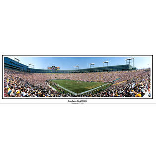 Nfl Green Bay Packers At Lambeau Field End Zone Corner Panoramic Poster 1061