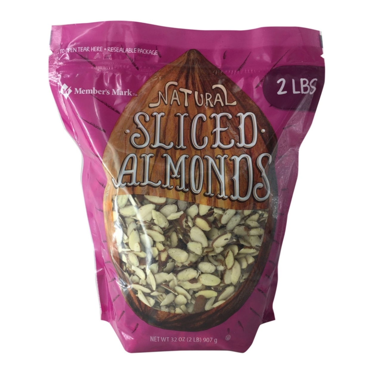 Member's Mark Natural Sliced California Almonds (32 Ounce)