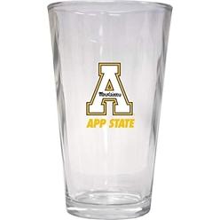 R and R Imports NCAA Appalachian State Officially Licensed Logo Pint Glass  Classic Collegiate Beer Glassware