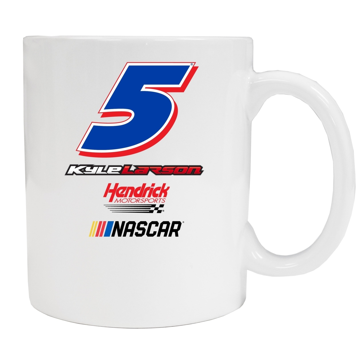 R and R Imports Kyle Larson 5 NASCAR NASCAR Cup Series 2021 Ceramic Mug