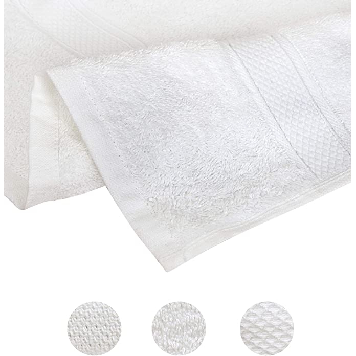 Orighty 6-Pack White Hand Towels - Quick Drying & Absorbent Microfiber  Bathroom Hand Towel 16x28 inches - Lightweight & Thin White Towels - Multi