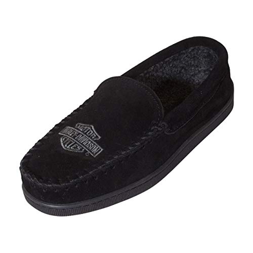 Harley-Davidson Mens Embroidered House Slippers, D93926