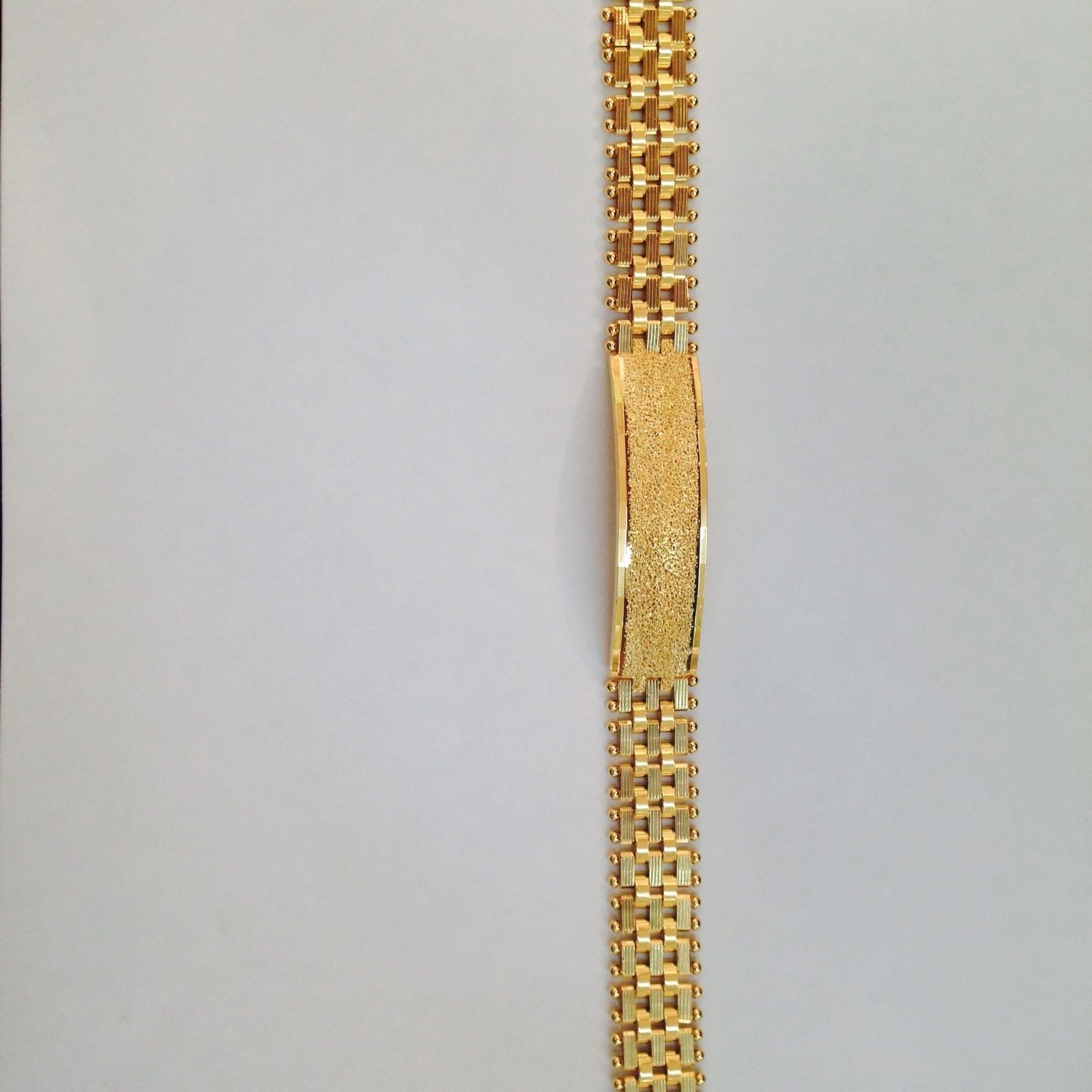 RM 18k Gold Rolex style ID Bracelet