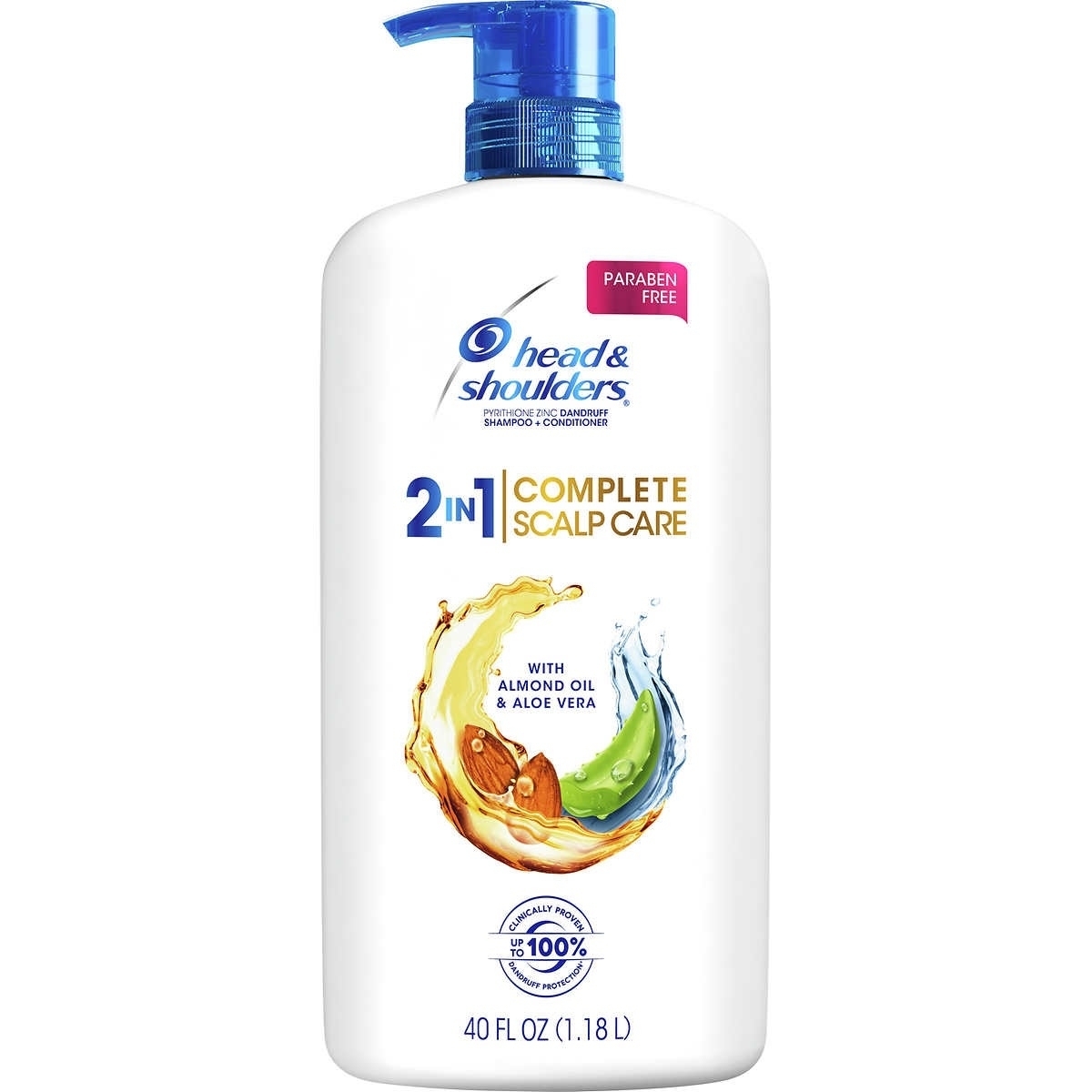 Head & Shoulders Head and Shoulders 2-in-1 Complete Scalp Care Shampoo and Conditioner, 40 Ounce