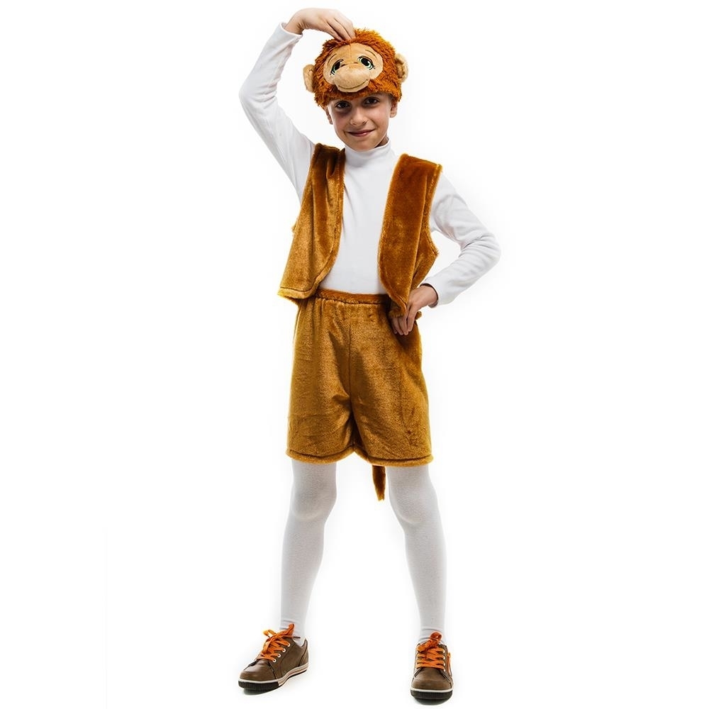 5 O'Reet Monkey Jungle Animal size S 4/6 Boys Plush Costume Vest Shorts Tail 5 OReet