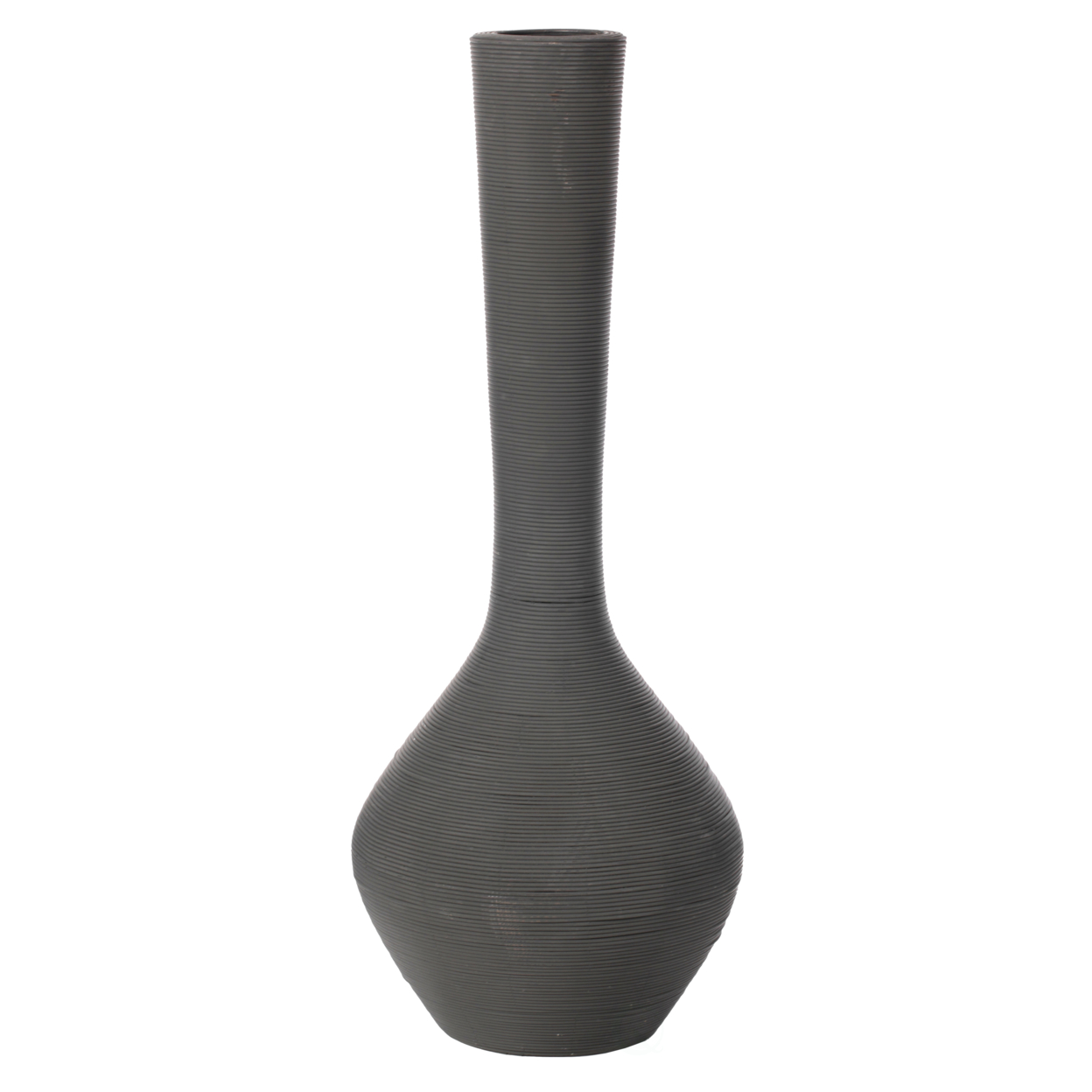 Uniquewise Tall Floor Vase, Modern Charcoal Grey Extra Large Floor