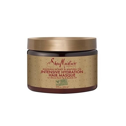 Shea Moisture SheaMoisture Intensive Hydration Hair Mask For Dry, Damaged Hair Manuka Honey & Mafura Oil To Smooth Hair 11.5 oz