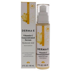Derma-E DERMA E Vitamin C Concentrated Serum with Hyaluronic Acid ?All Natural, Antioxidant-Rich Facial Skin Serum ?Hydrating, Smoothing