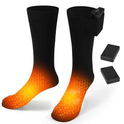 Dsermall Electric Heated Socks Rechargeable Battery Heated Socks Winter Warm Thermal Socks