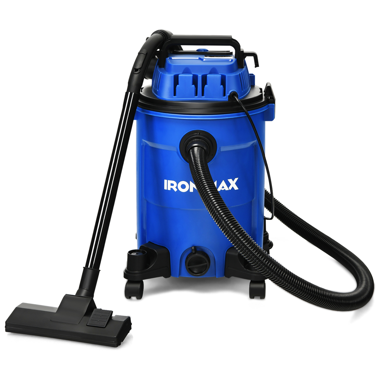 Costway 6.6 Gallon 4.8 Peak HP Wet/Dry Vacuum 3 in 1 Shop Vacuum Cleaner w/Blower Blue