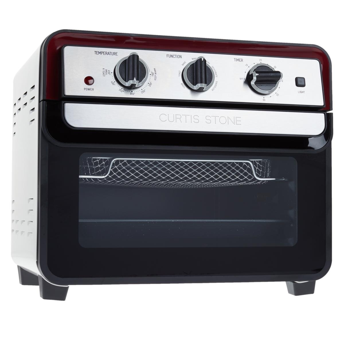 Curtis Stone Dura-Electric 1700-Watt 22L Air Fryer Oven Model 679-725 Renewed RED