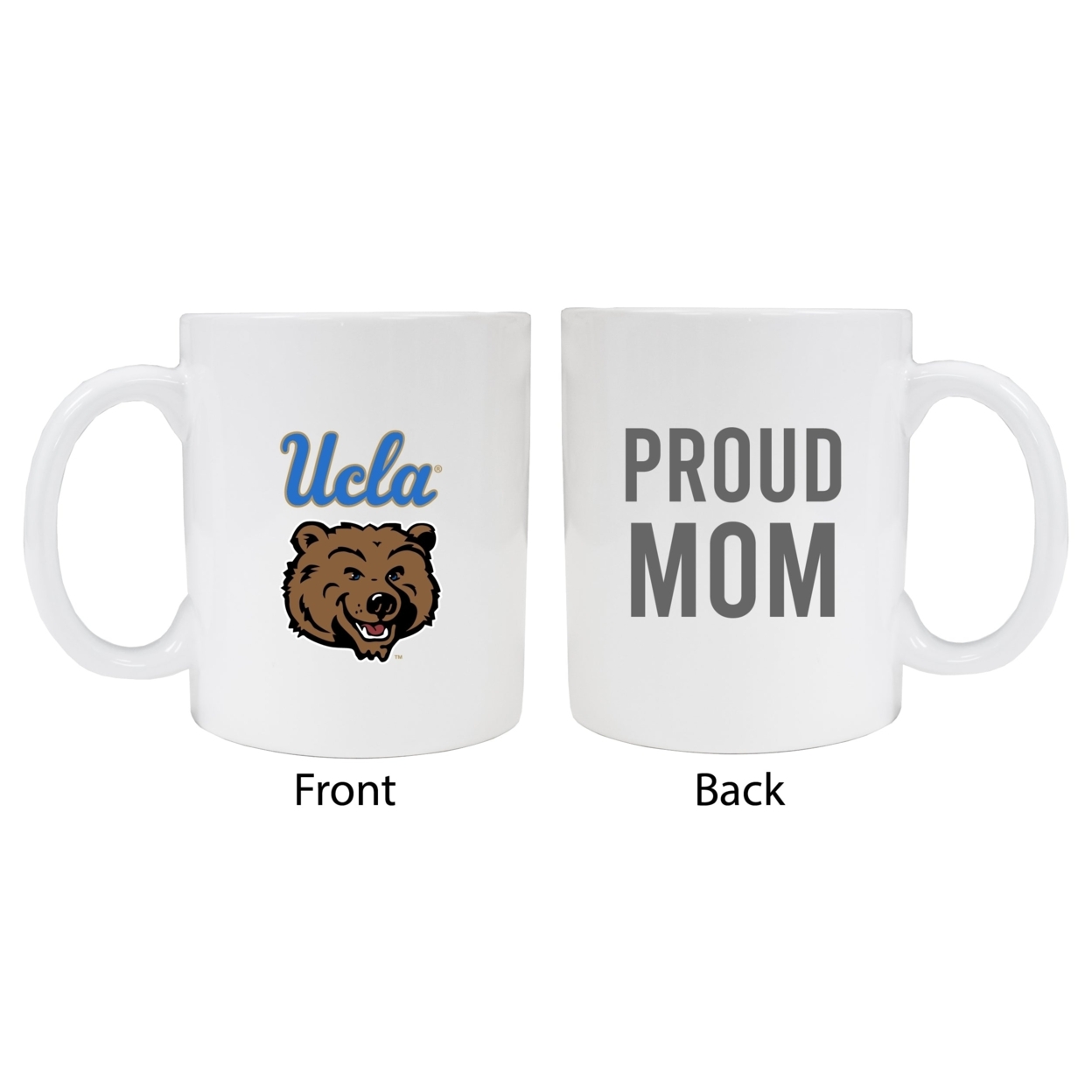 R and R Imports UCLA Bruins Proud Mom Ceramic Coffee Mug - White