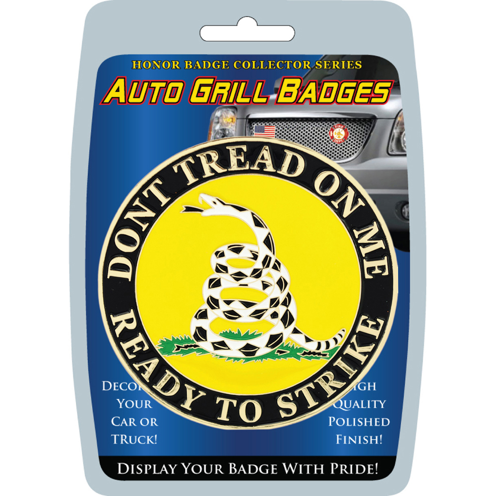 Rush Indstries, Inc. Dont Tread On Me Automobile Grill Badge