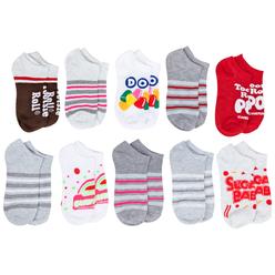 Candy Brands Tootsie Roll Candy Wrapper No Show Socks 10-Pair Variety Multipack