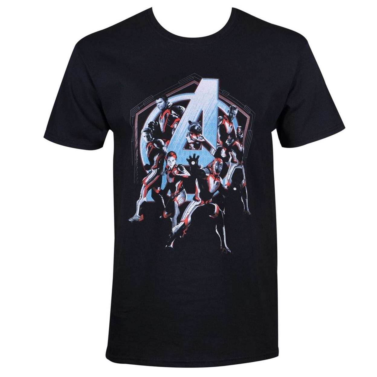 Movies Avengers Endgame Quantum Armor Team Mens T-Shirt