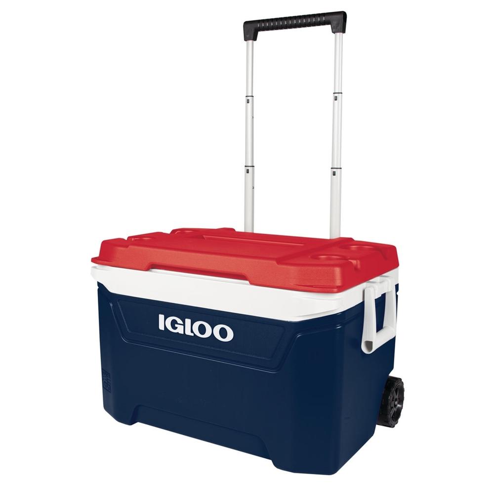 Igloo 60-Quart Rolling Ice Chest Cooler - Texas Edition