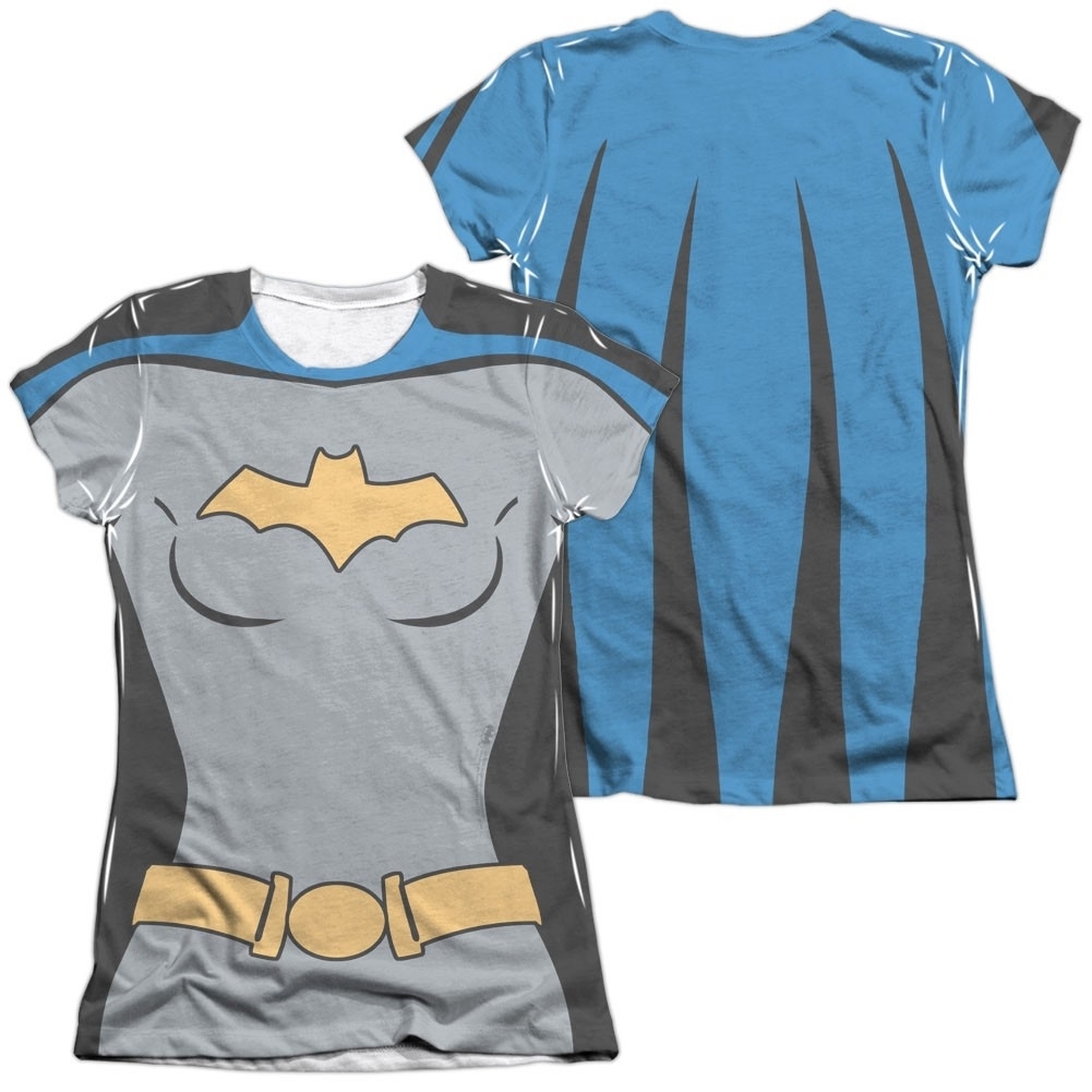 DC Comics Batman Animated Series Batgirl Costume Sublimation Juniors T-Shirt