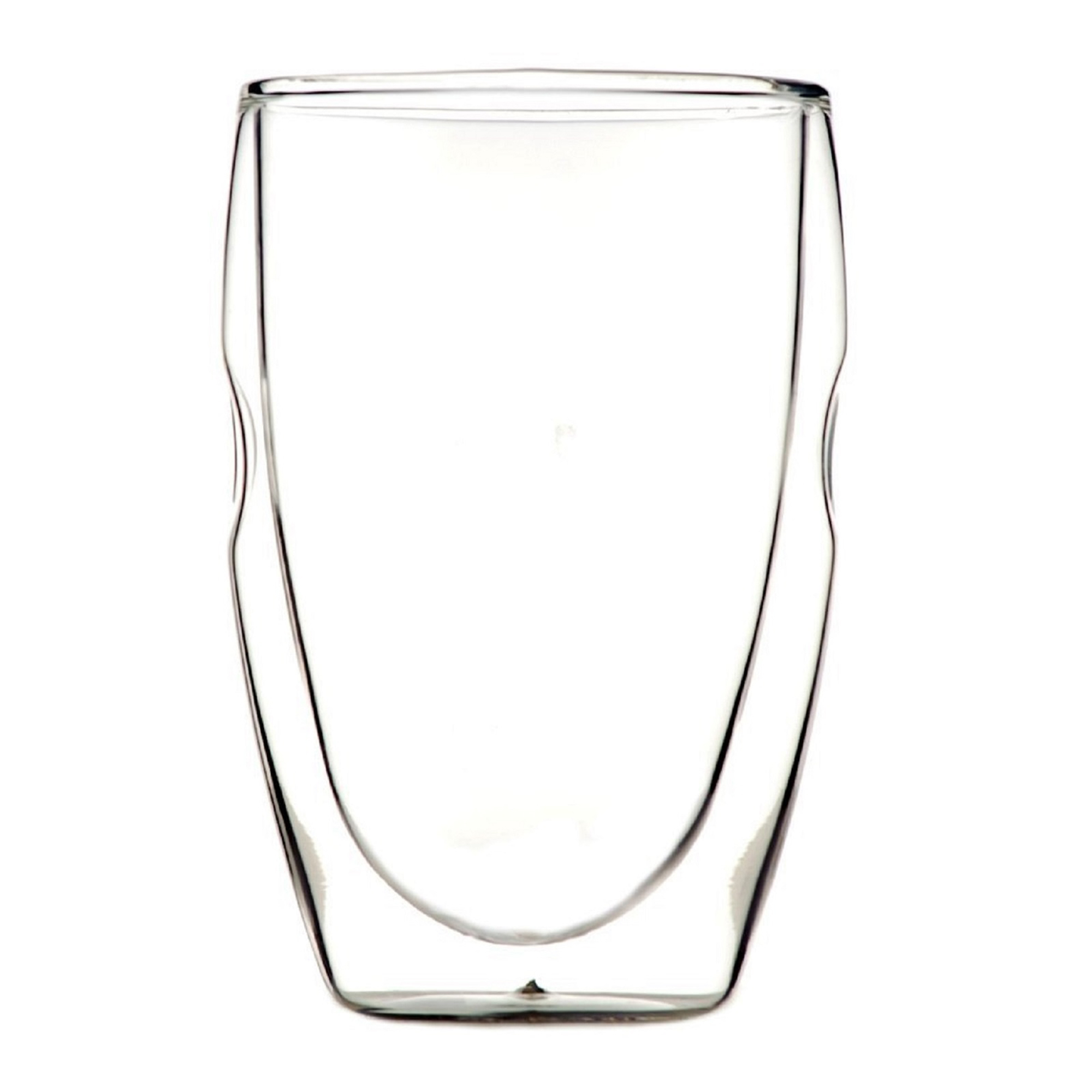 Ozeri Moderna Artisan Series Double Wall 12 oz Beverage Glasses - Set of 8 Drinking Glasses
