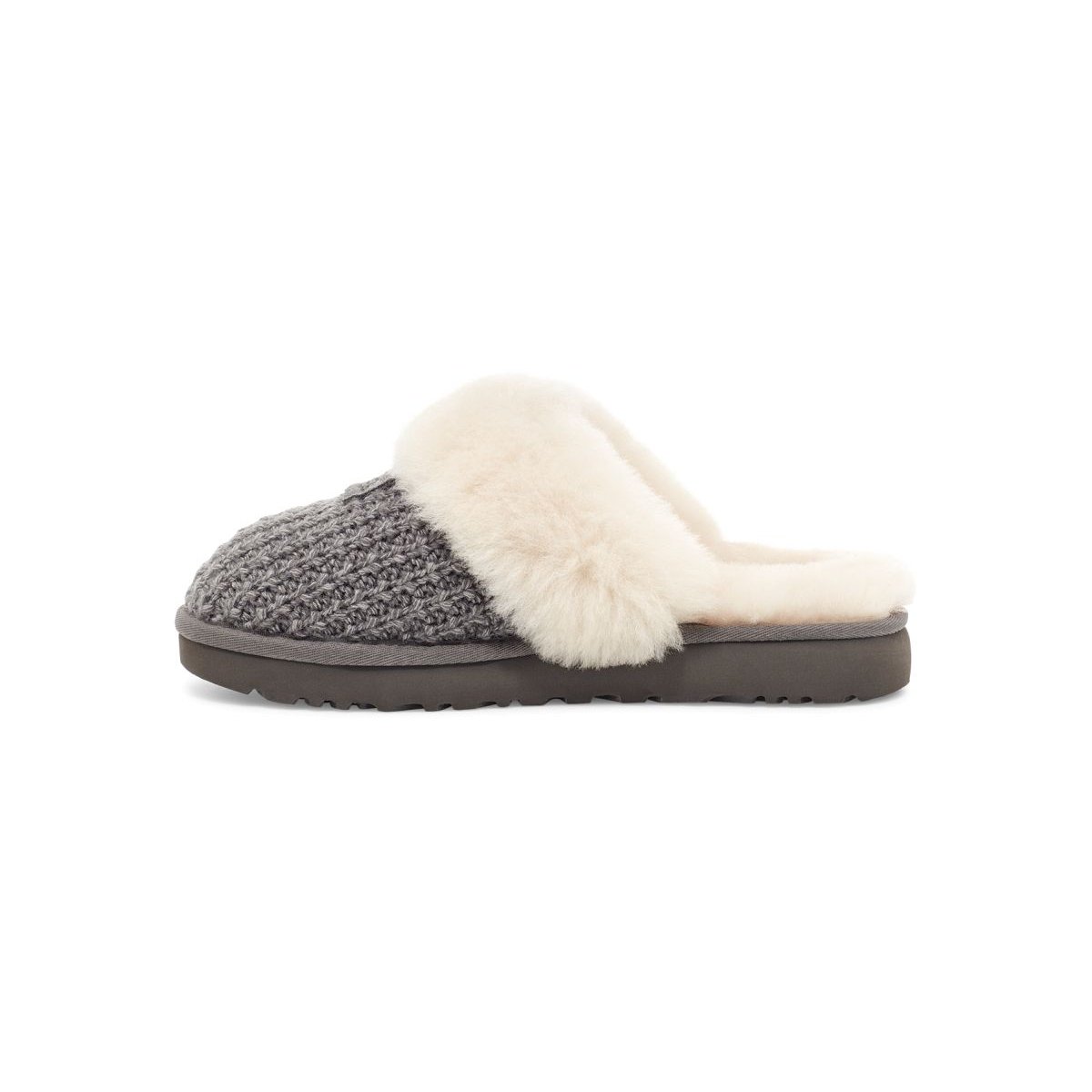 UGGs UGG Womens Cozy Knit Slipper Charcoal - 1117659-CHRC  CHARCOAL