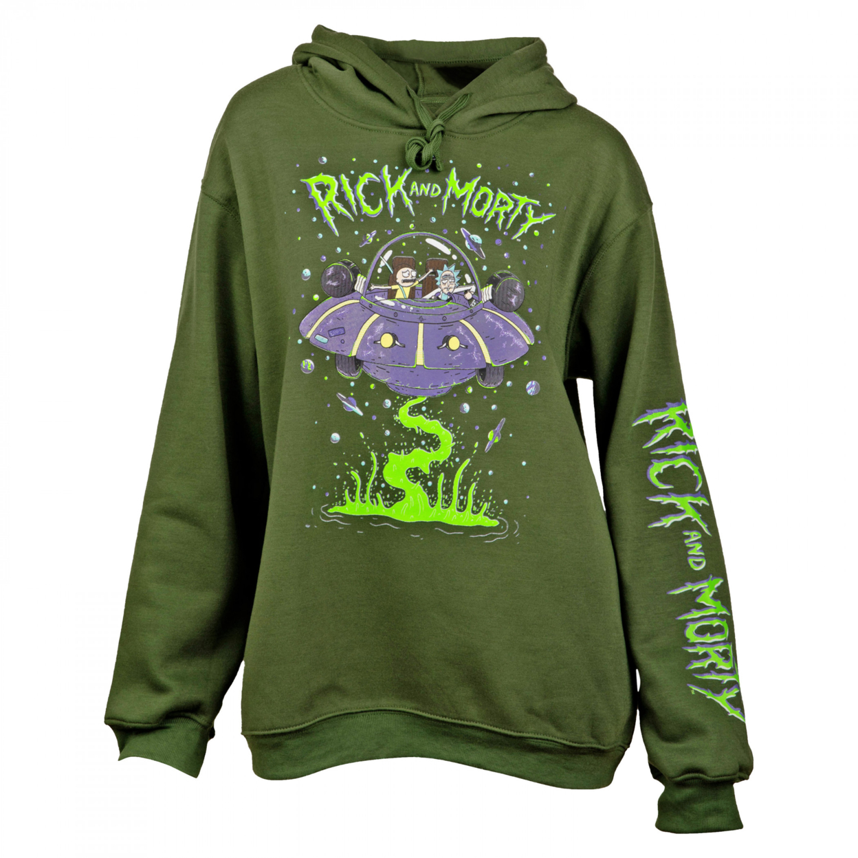 Rick and morty space hoodie online