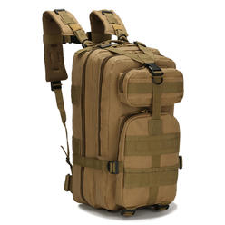JupiterGear JG-TACTBP01-25L-KHAKI 25L Tactical Military Molle Backpack - Khaki