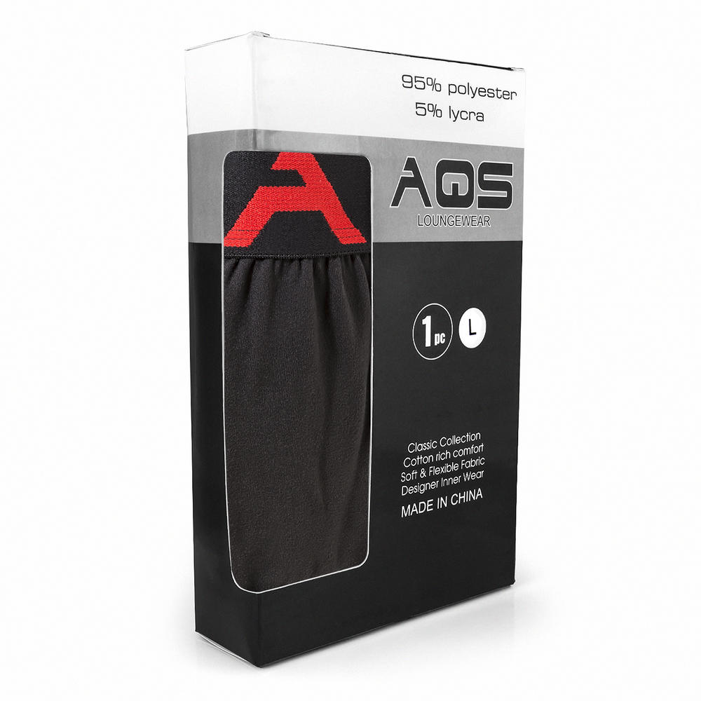 AQS  Black/Red Lounge Pants