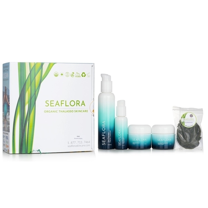 Seaflora Organic Thalasso Skincare Graceful Anti-Aging Set 5pcs