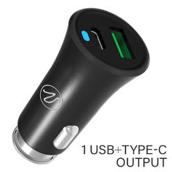 Modes Wireless For 3.41A USB C Car Charger Fast Charge, 48W Car Cigarette Lighter USB Charger[MiniandMetal], USBC Fast Car Charger