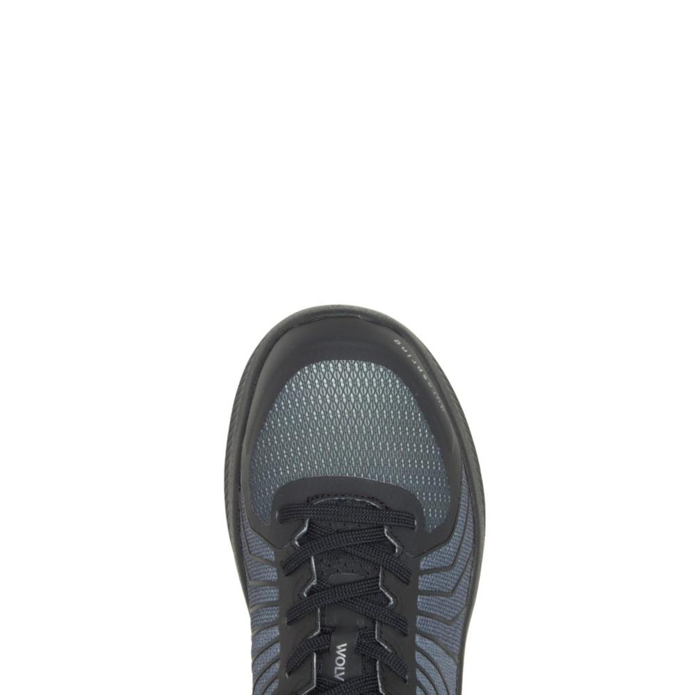 WOLVERINE Mens Bolt DuraShocks CarbonMAX Composite Toe Work Shoe Black - W211005 BLACK