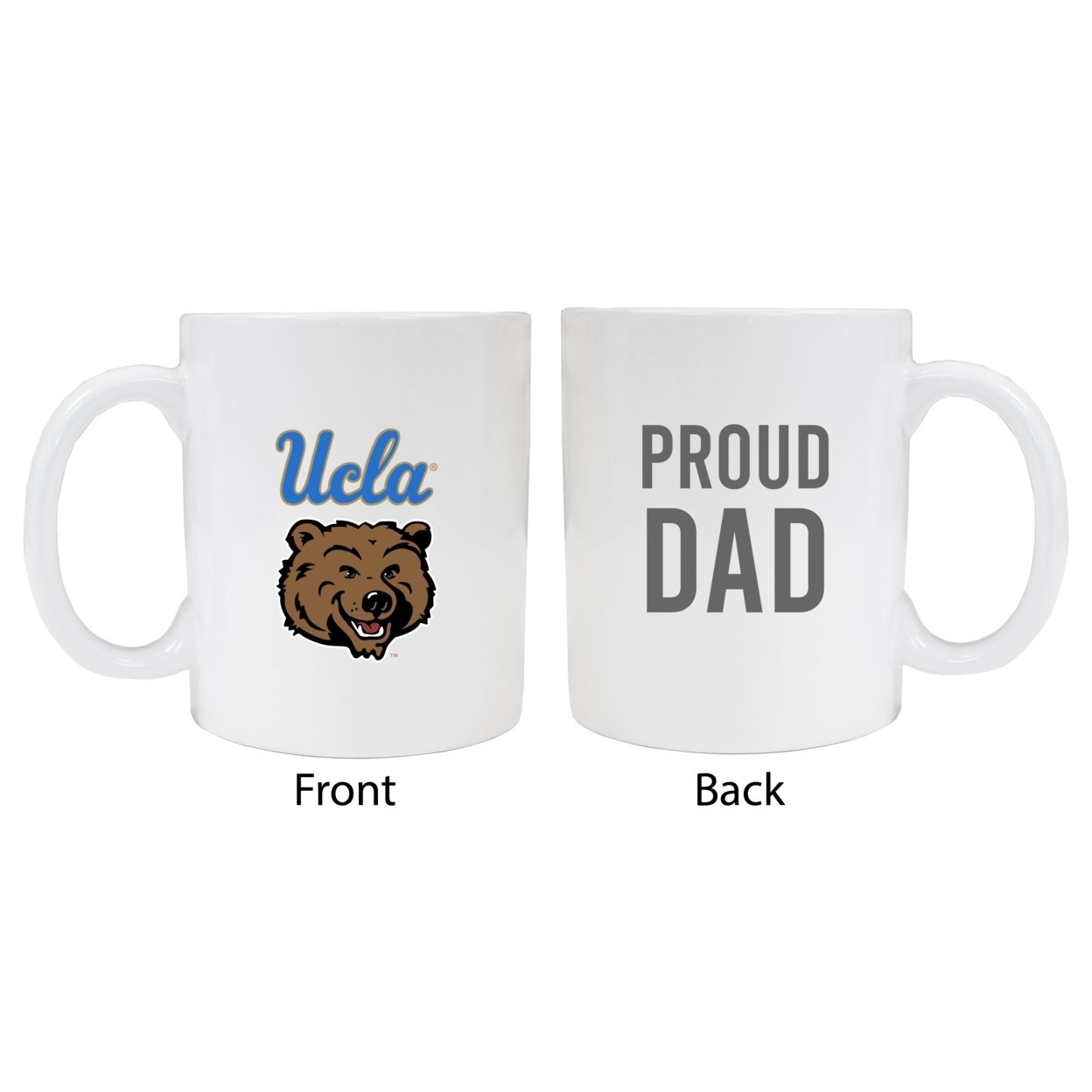 R and R Imports UCLA Bruins Proud Dad Ceramic Coffee Mug - White