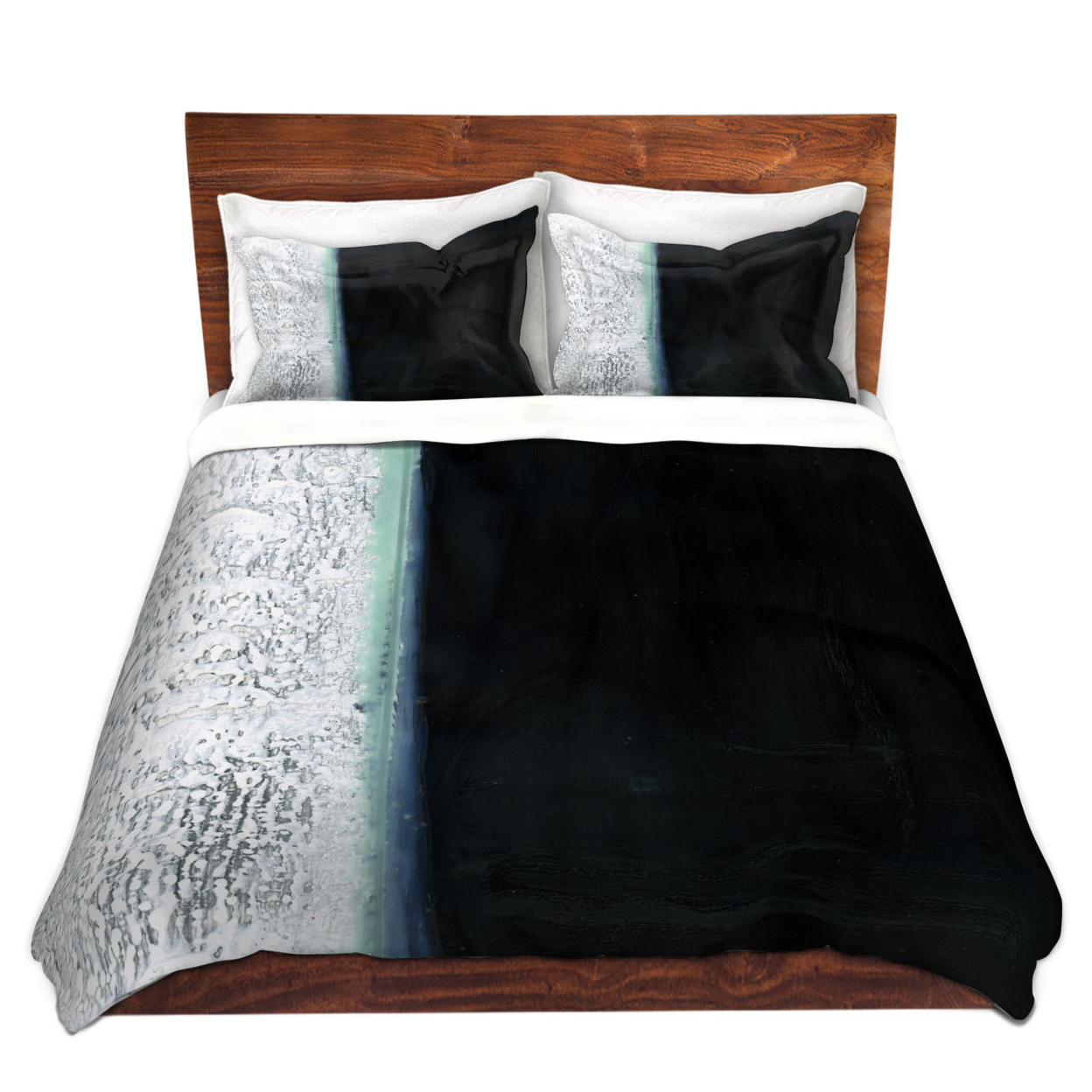 DiaNoche Designs DiaNoche Microfiber Duvet Covers by Dora Ficher - Not Always Black or White 9