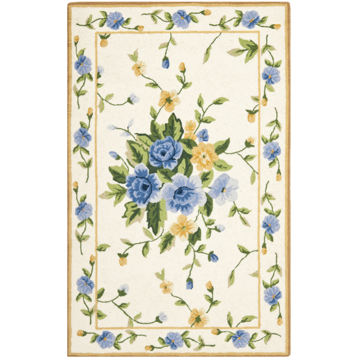 SAFAVIEH Chelsea Collection HK248A Hand-hooked Ivory Rug