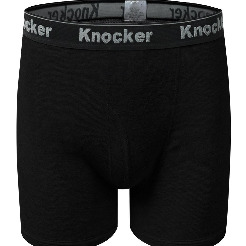 Knocker Mens 4 Pack of Boxer Briefs Underwear