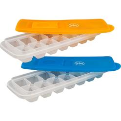Chef Buddy Set of 2 Ice Cube Trays with Lids by Chef Buddy