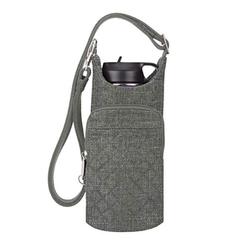 Travelon Bags Travelon Anti-Theft Boho Insulated Water Bottle Tote Gray Heather - 43426-51T One_Size Gray Heather