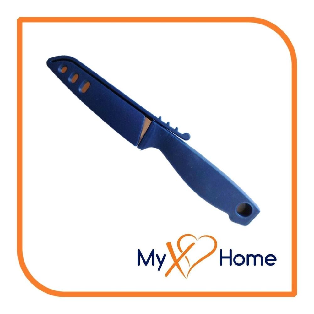 Knife 8" Navy Blue Silicone Knife by MyXOHome (1 2 4 or 6 Knives)
