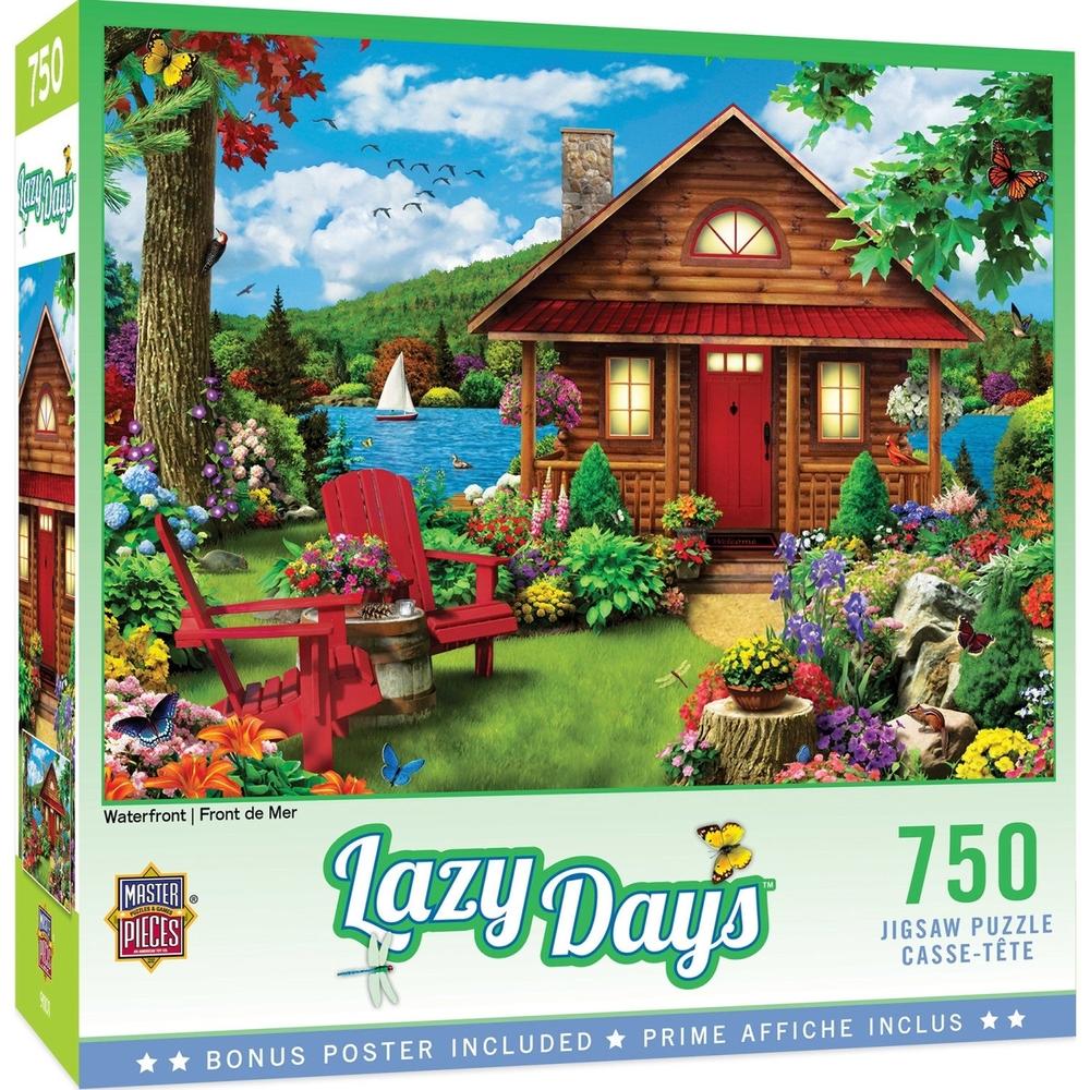MasterPieces Lazy Days - Waterfront 750 Piece Jigsaw Puzzle