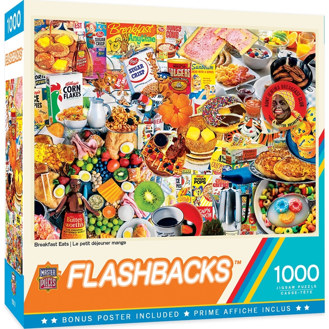 MasterPieces Flashbacks - Breakfast Eats 1000 Piece Jigsaw Puzzle