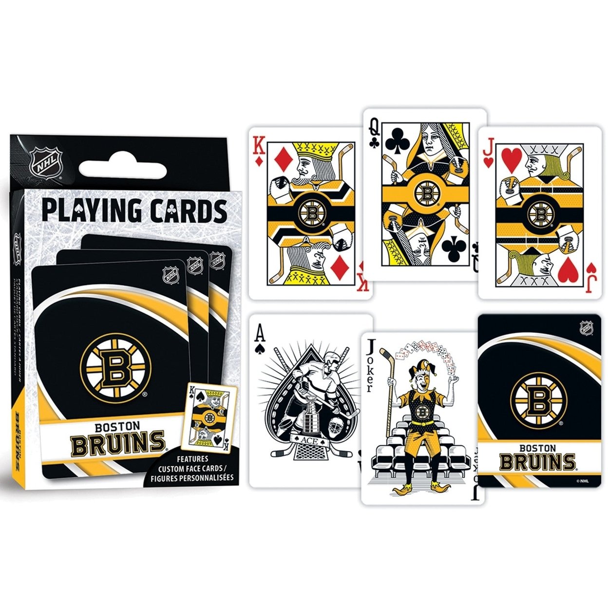MasterPieces Boston Bruins Playing Cards - 54 Card Deck