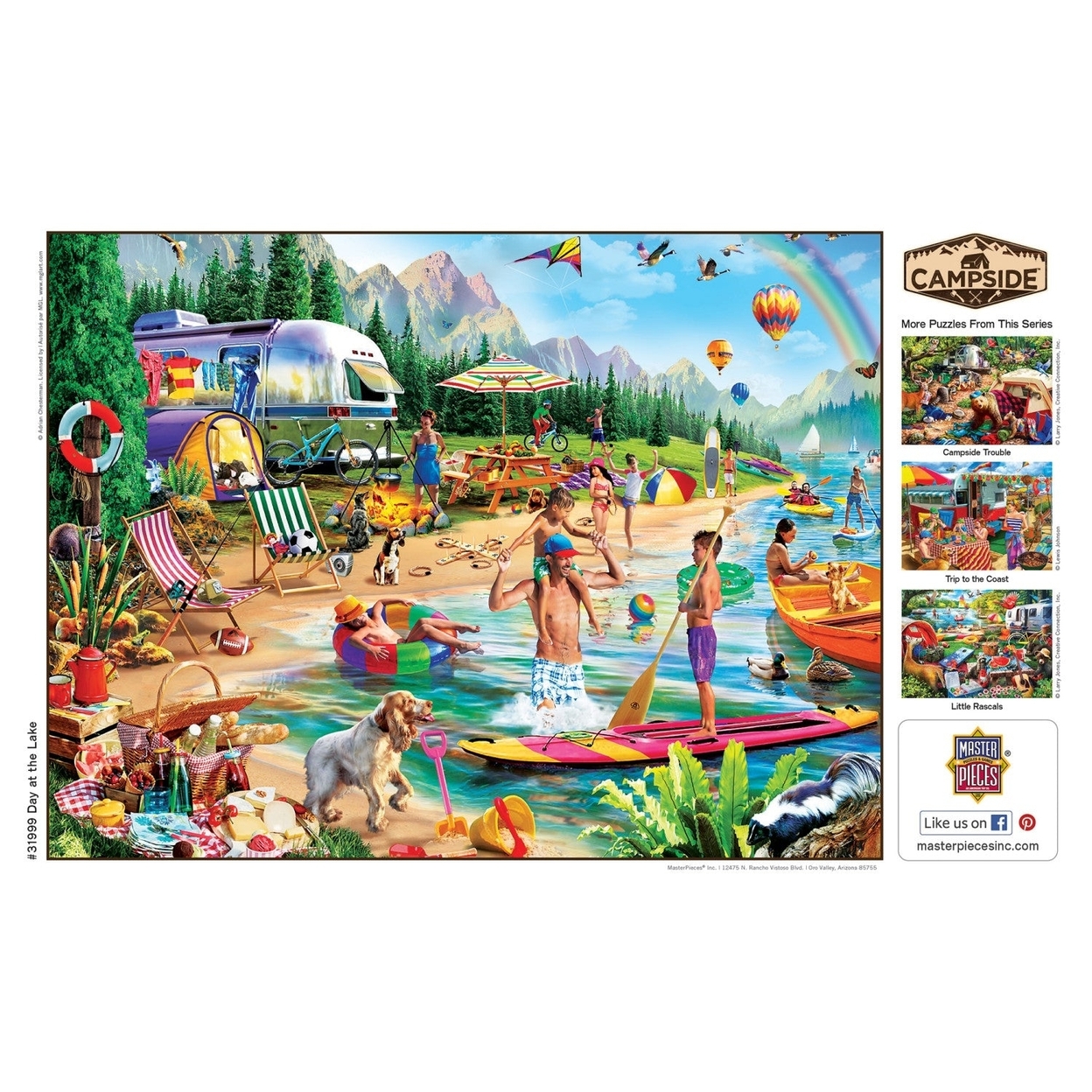 MasterPieces Campside - Day at the Lake 300 Piece EZ Grip Jigsaw Puzzle