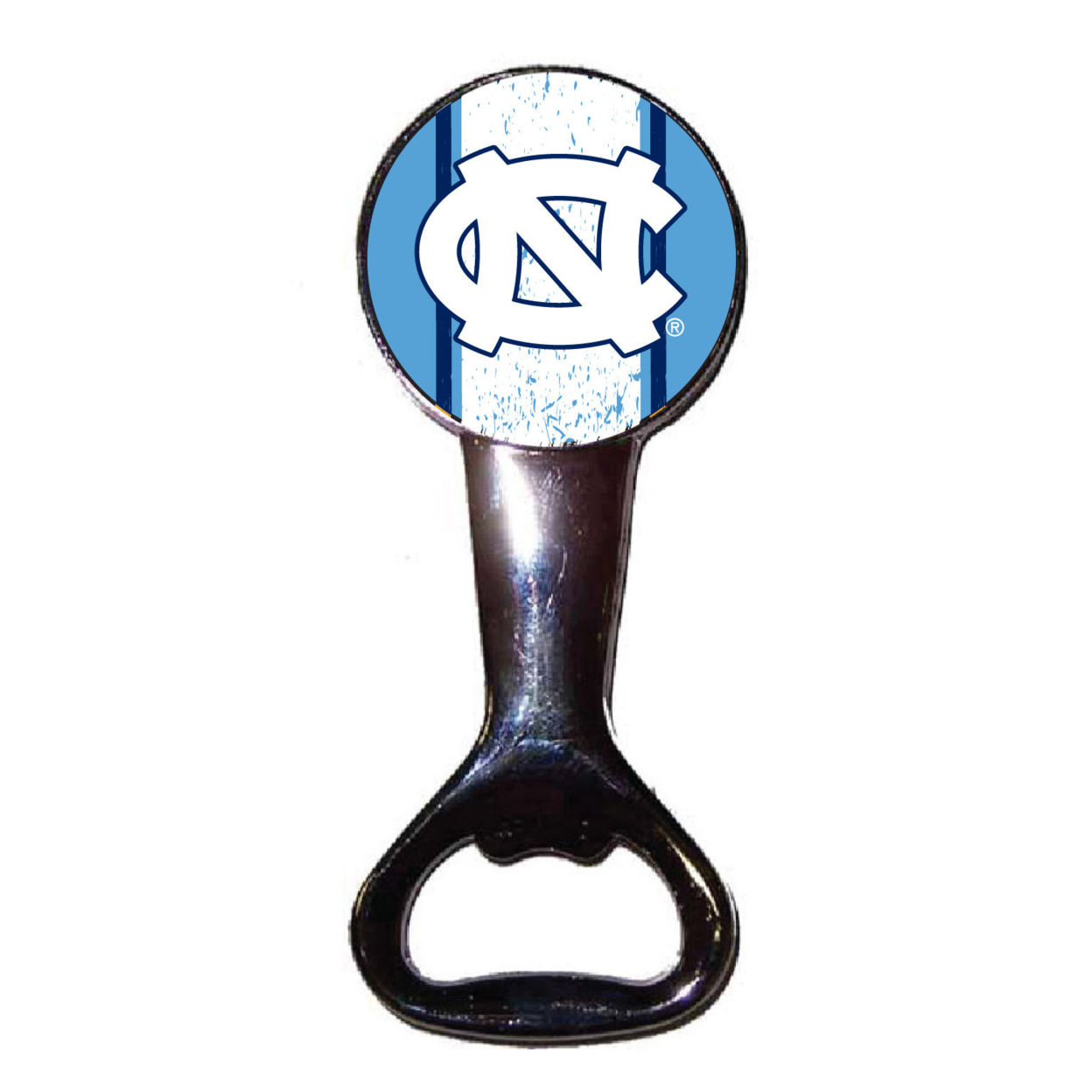 R and R Imports UNC Tar Heels Officially Licensed Magnetic Metal Bottle Opener - Tailgate and Kitchen Essential