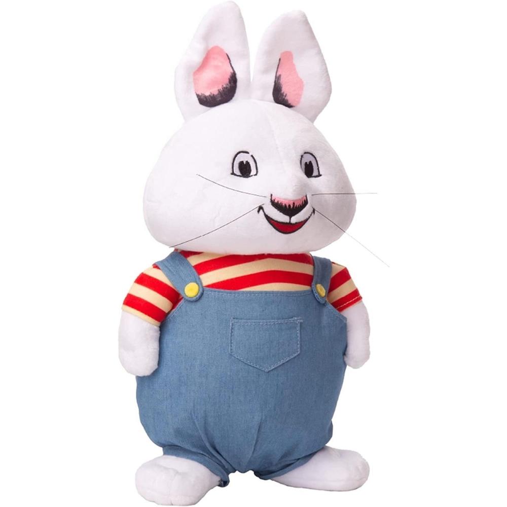 Mighty Mojo Max and Ruby Rabbit Bundle White Bunny Plush Doll Set Kids TV Show Toy Mighty Mojo