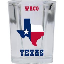 R and R Imports Waco Texas Square State Shaped Shot Glass