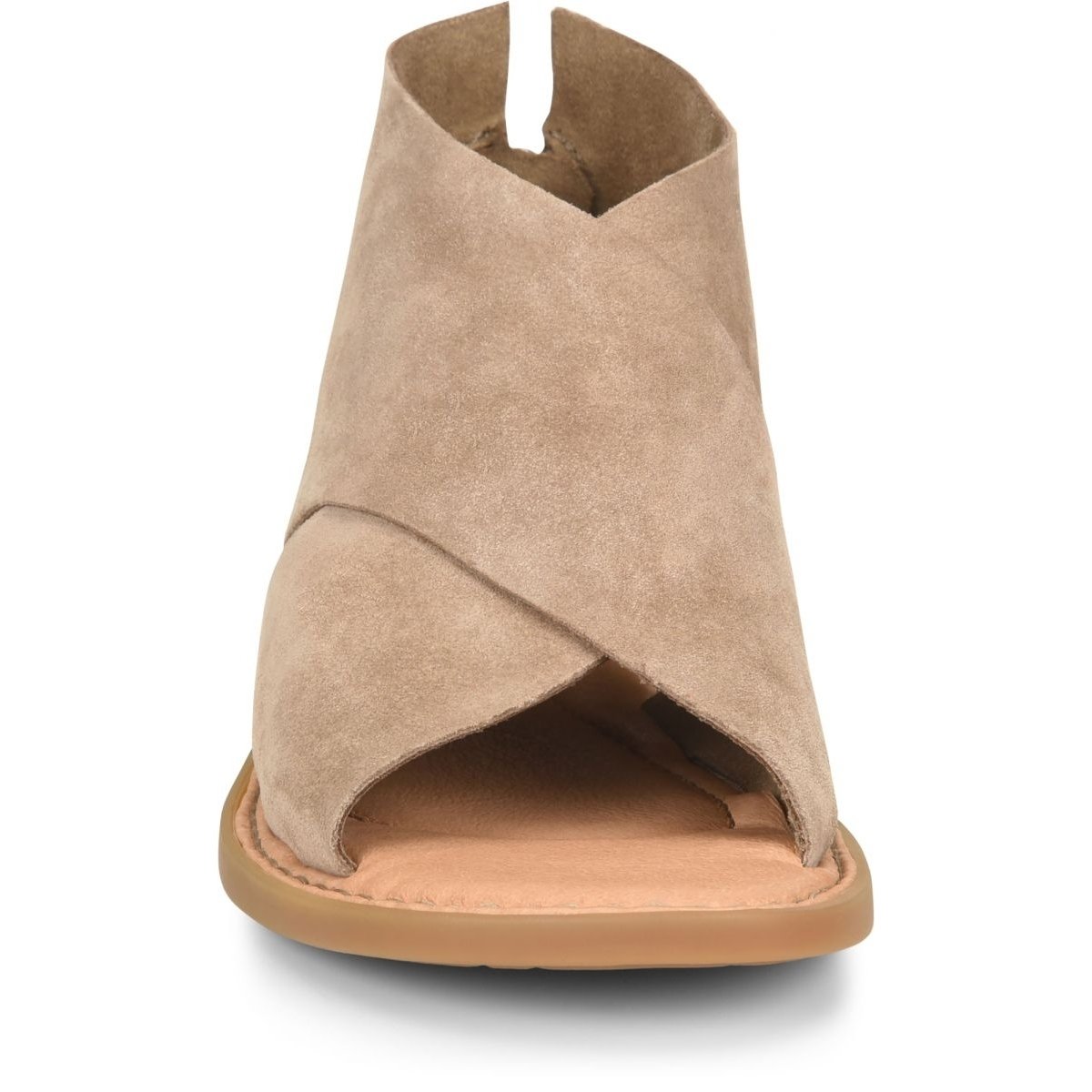 BORN Womens Iwa Sandal Taupe Suede (Beige) - F78017 TAUPE