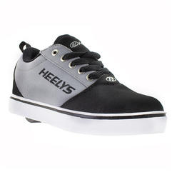 HEELYS Mens Pro 20 Wheeled Shoe Black/Grey - HE100761M 13 BLACK/ GREY