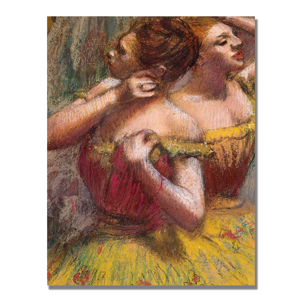 Trademark Global Edgar Degas Two Dancers Canvas Art 18 x 24