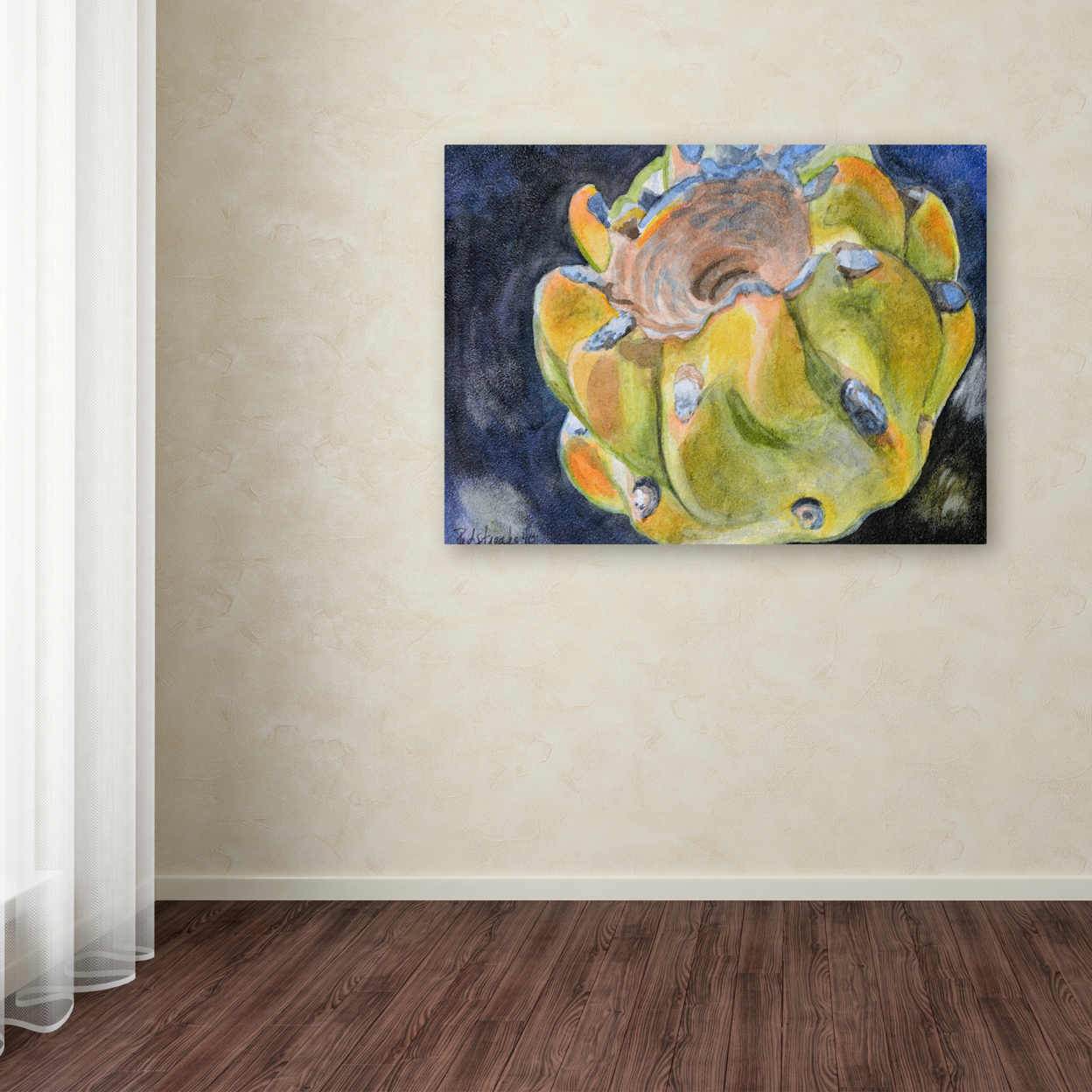 Trademark Global Jennifer Redstreake Cactus Fruit Canvas Art 18 x 24